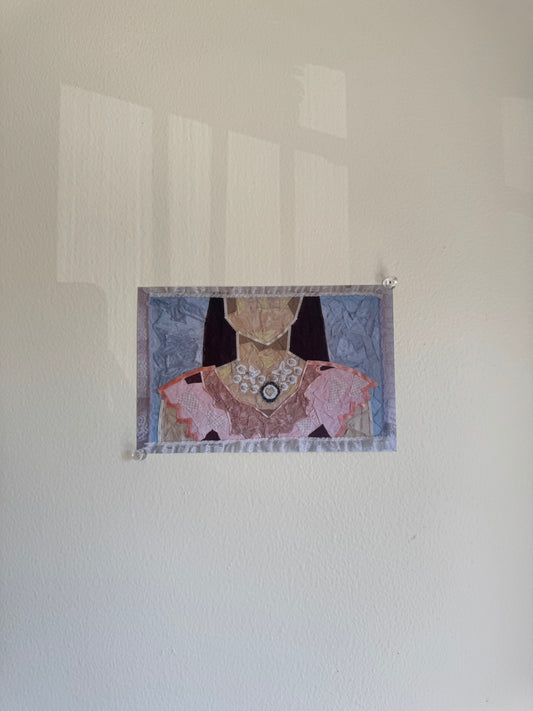 Art Prints - Girl with Pearl Necklace Fabric Art